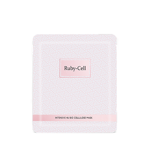 [ Ruby Cell ] MASK INTENSIF 4U BIO SELULOSE 25ml x 10 helai