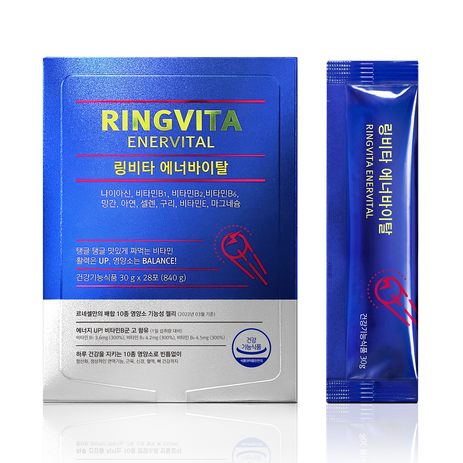 [ RENECELL ] Ringvita Enervital / 30g x 28 sticks (840g)